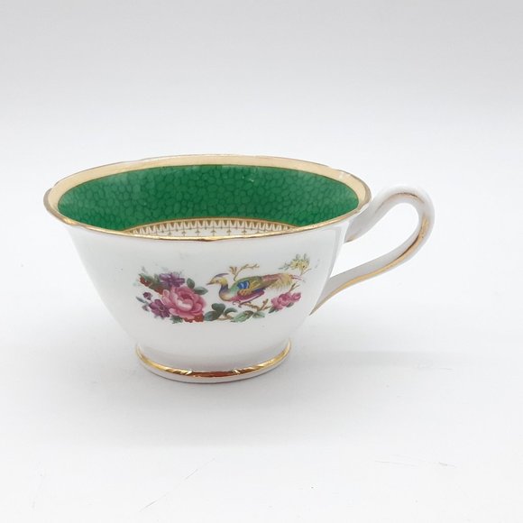 Green Tea Cup and Saucer Ye Old English by Jackson and Gosling -Grosvenor - Picture 7 of 11
